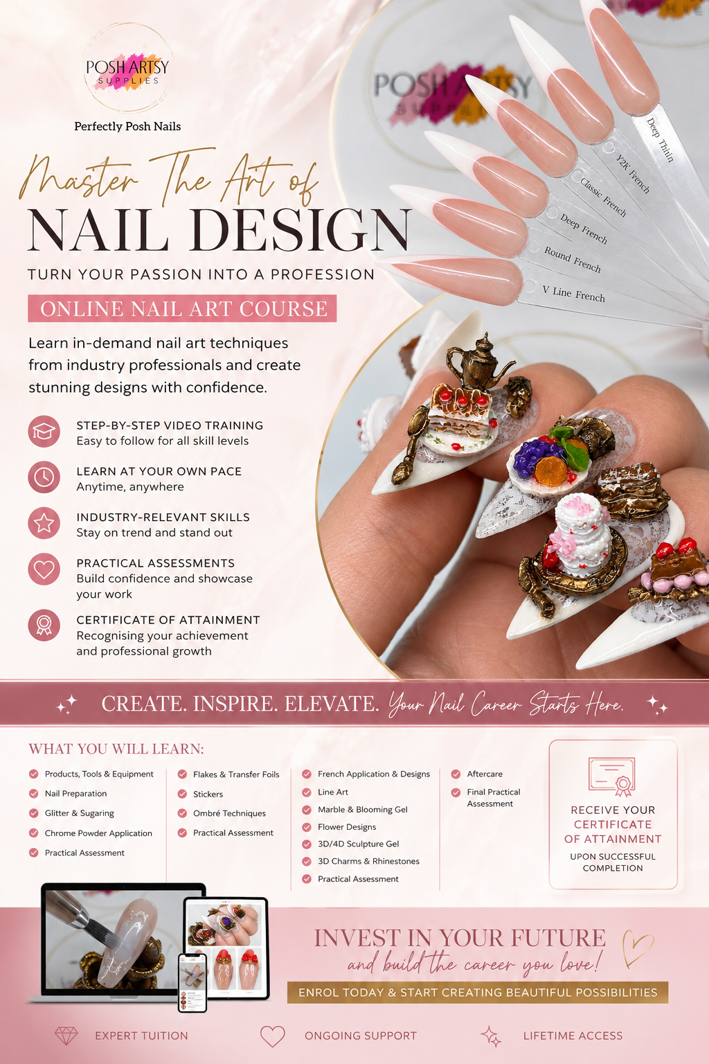 NAIL TECHNOLOGY - NAIL ART COURSE